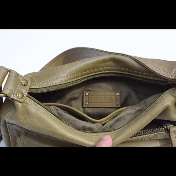 Fossil leather shoulder bag - Picture 4 of 8
